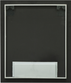 Мебель для ванной комнаты DIWO Элиста 60 белый мрамор, с раковиной Moduo 40 RING, в скандинавском стиле, овальная (гарнитур, мебель)