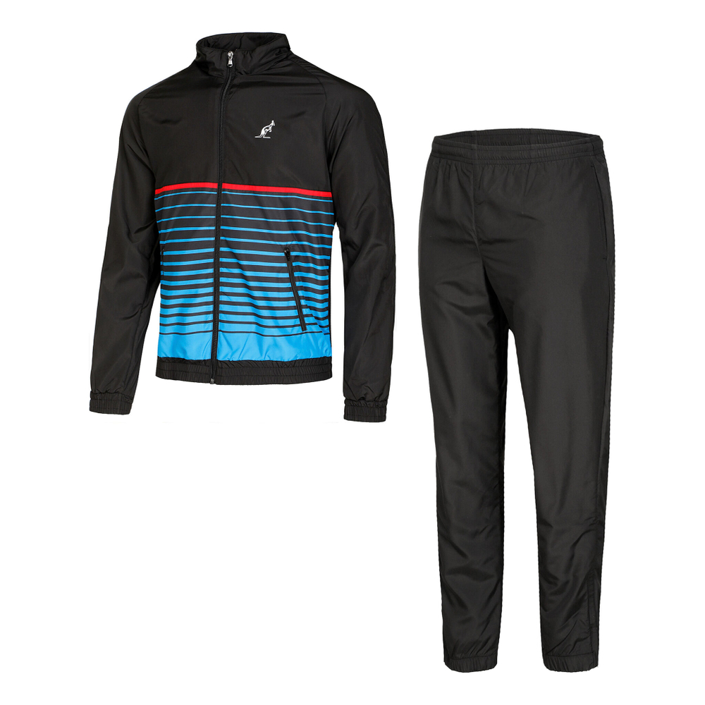 Мужские теннисные Костюмы Australian Tuta Smash Stampa Tracksuit Men - Black, Blue