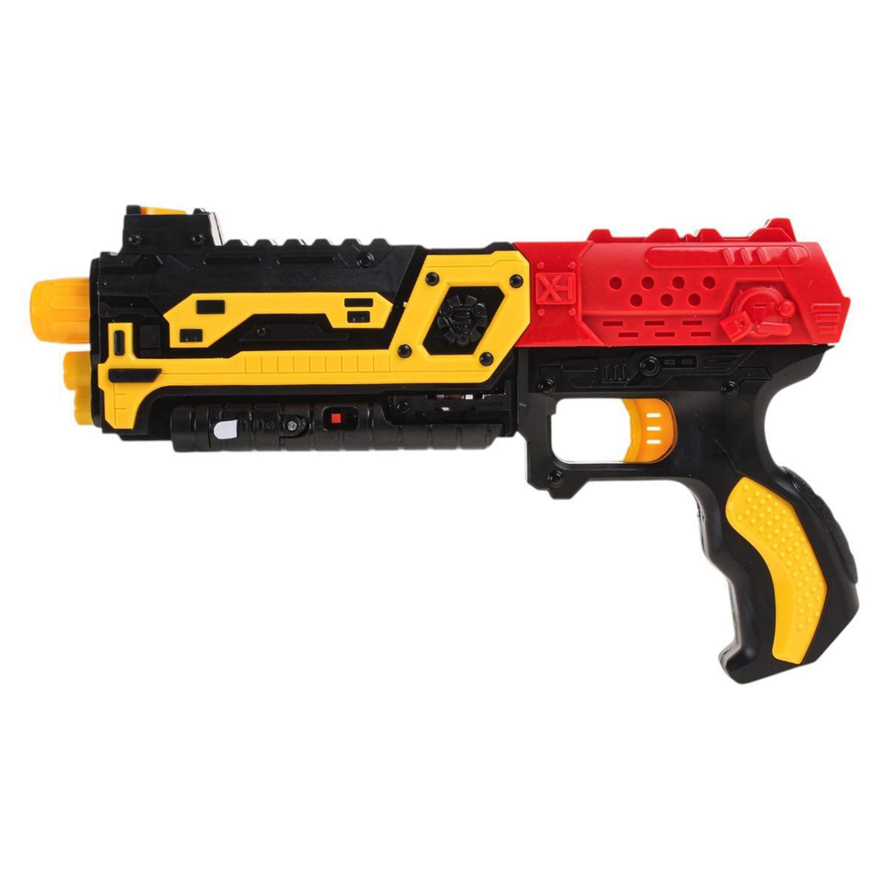 Пистолет с мягк.пулями, коробка XH929