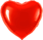 Сердце 32" Красный Fl