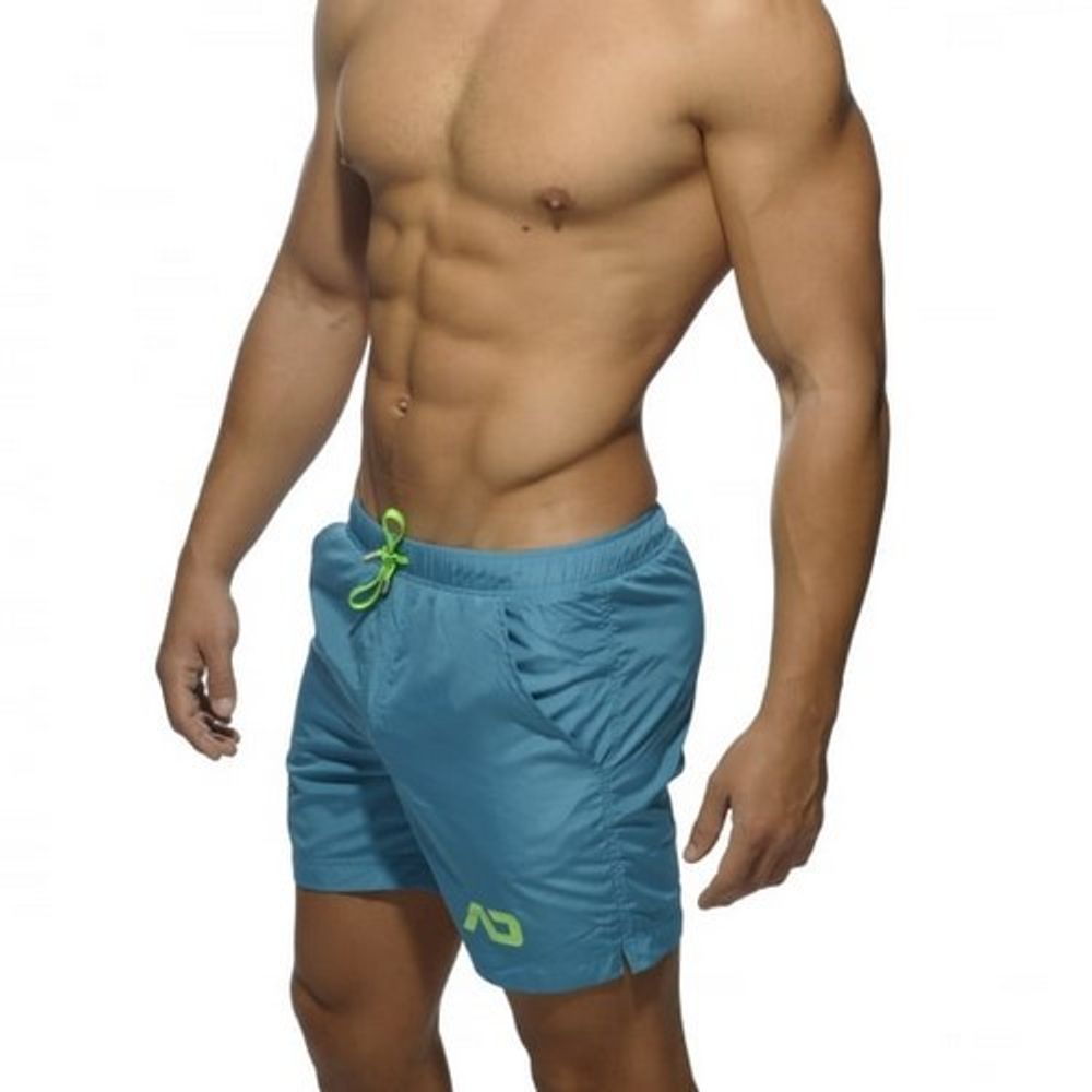 Мужские шорты удлиненные небесно-голубого цвета Addicted Sport Shorts Sky Blue