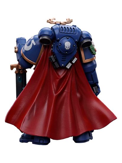 Фигурка JOYTOY Warhammer 40K Ultramarines Primaris Captain with Power Sword and Plasma Pistol 1:18 / Фигурка по мотивам вселенной "Warhammer 40,000"