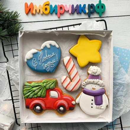 Имбирные пряники новый год 2025