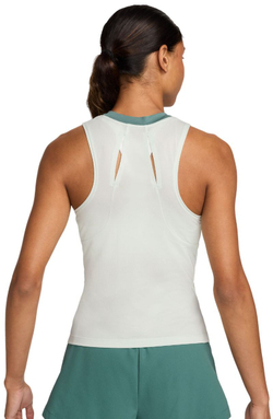 Женский топ теннисный Nike Court Dri-Fit Advantage Tank - barely green/bicoastal/black