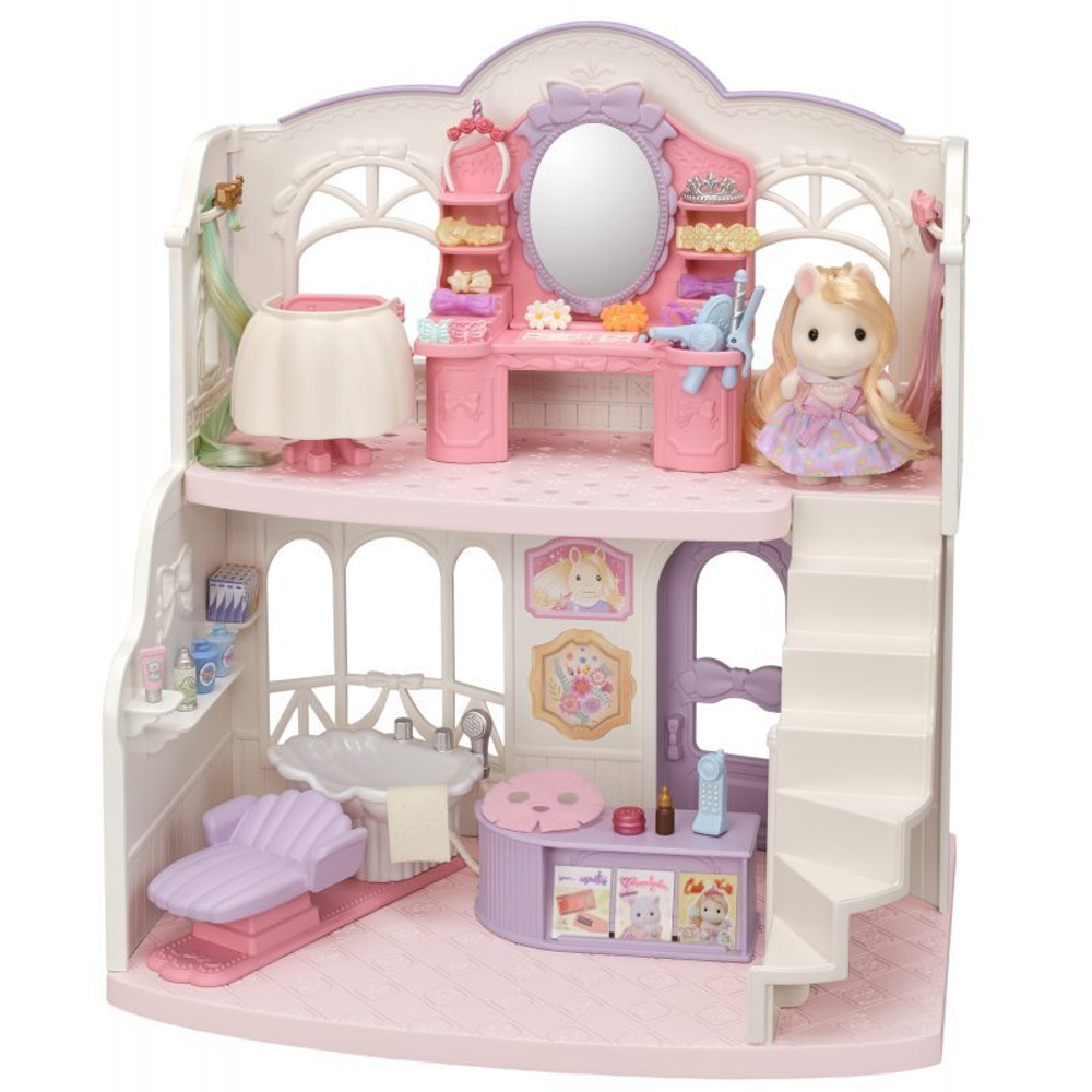 Набором Sylvanian Families Игровая площадка Салон красоты Пони