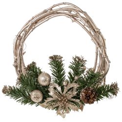 GAEM Изделие декоративное "Венок", L30 W9 H30 см