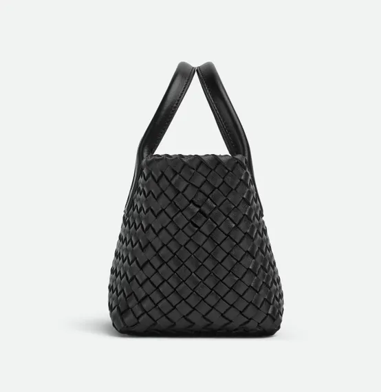 Cabat сумка-тоут Bottega Venetta Intrecci, чёрная