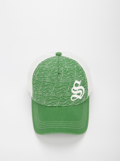 Бейсболка Snapp S (зеленый/белый)