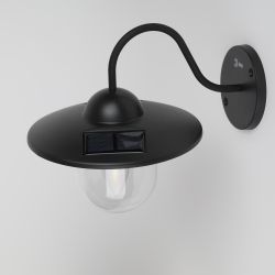 Светильник уличный ЭРА ERASF22-38 на солнечных батареях настенный Ретро 1 LED | Садовые фасадные светильники