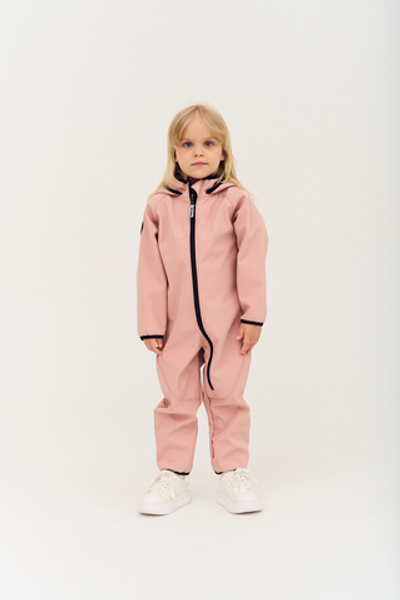 Комбинезон демисезонный Softshell (пудра)