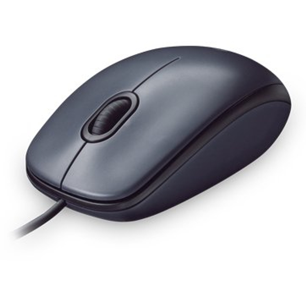 LOGITECH M90 Corded Mouse - GREY - USB - EWR2