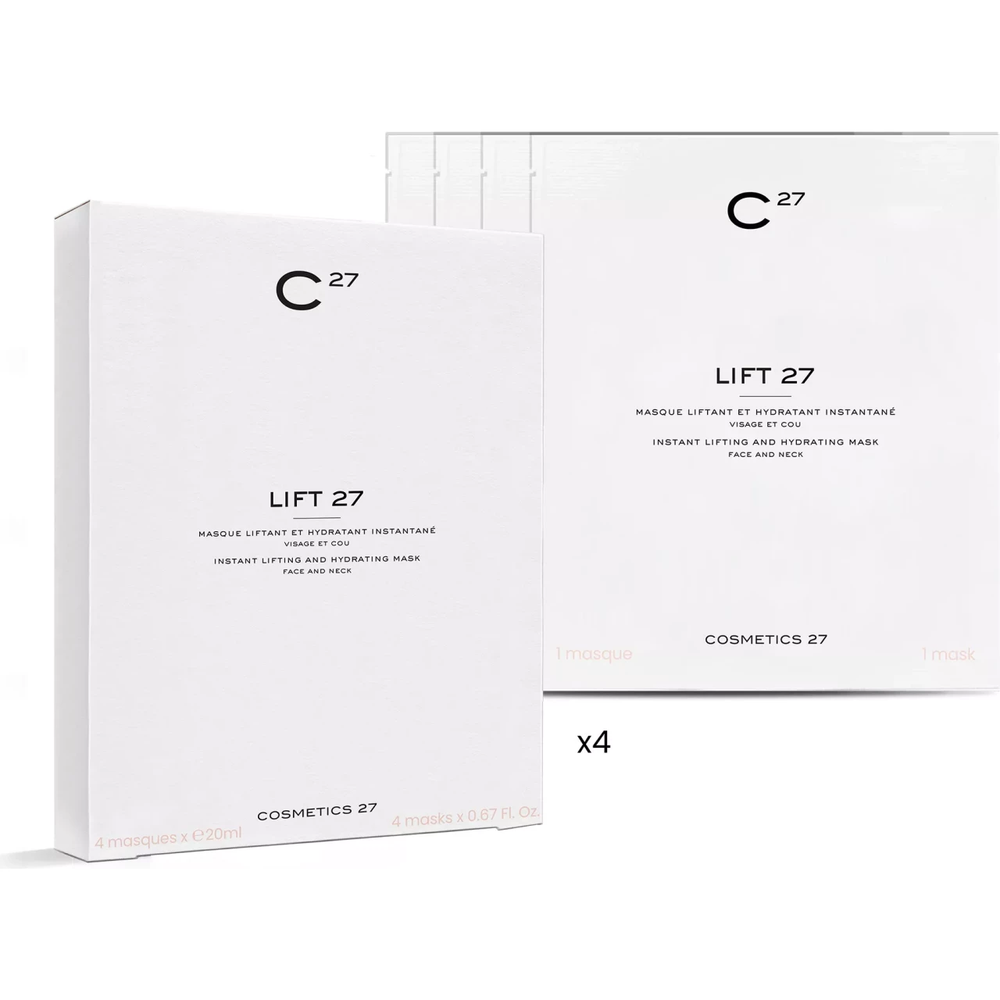LIFT 27 Х4 Био-органическая лифтинг-маска мгновенного действия 4 шт