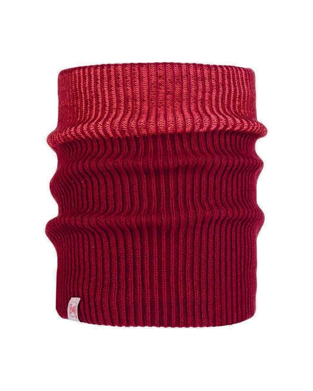 Шарф-труба вязаный с флисом детский Buff Neckwarmer Knitted Polar Audny Wine Фото 1