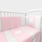 Набор в кровать для новорожденных Lollycottons Maks Bear, Розовый