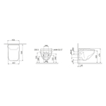 Унитаз-биде AM.PM Inspire V2.0 CCC50A1700SC подвесной с сиденьем Микролифт