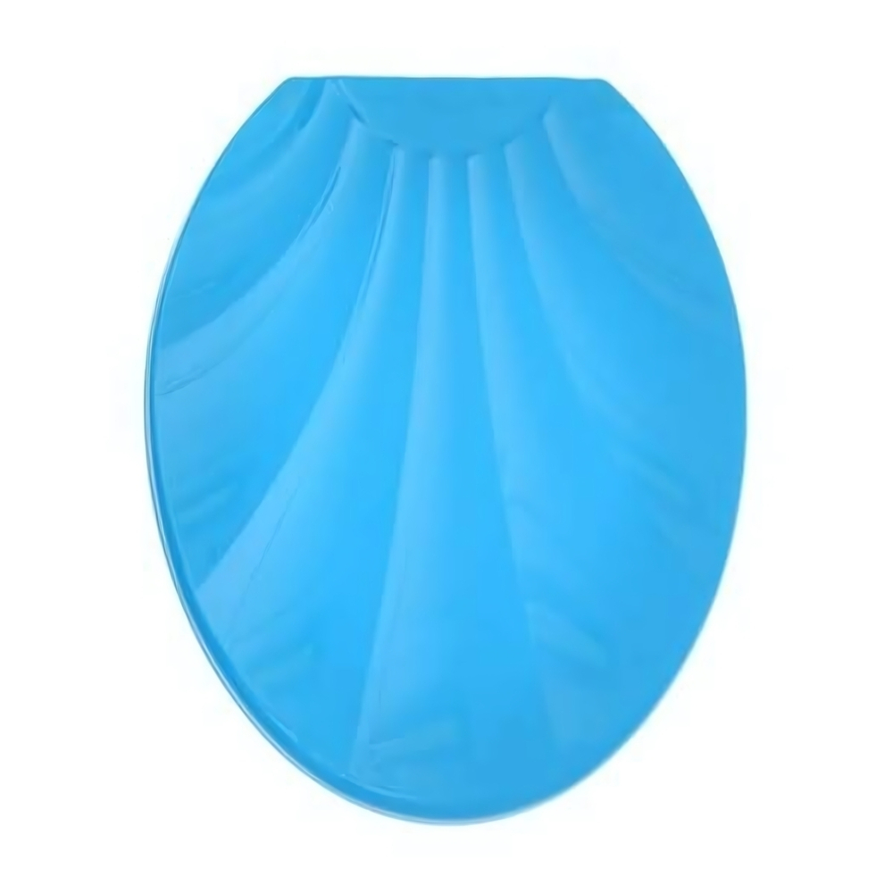 Крышка унитаза "РАКУШКА", светло-голубой, РП-812