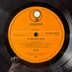 Винтажная виниловая пластинка LP Focus, In And Out Of Focus (Нидерланды 1970)