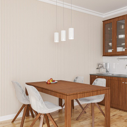 Панель стеновая МДФ 3D Breeze BR02 Кремовая 160х2750 мм