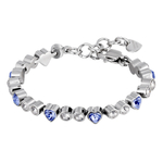 Браслет Dyrberg Kern FURY SS LIGHT BLUE / CRYSTAL 480143