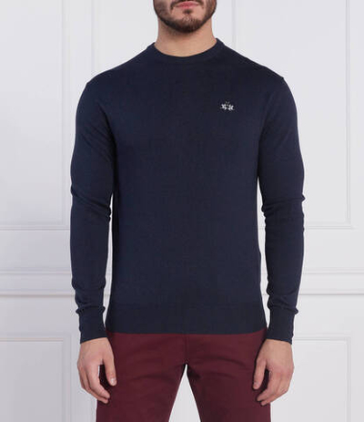 свитер La Martina - темно-синий(UMS002 YW020)