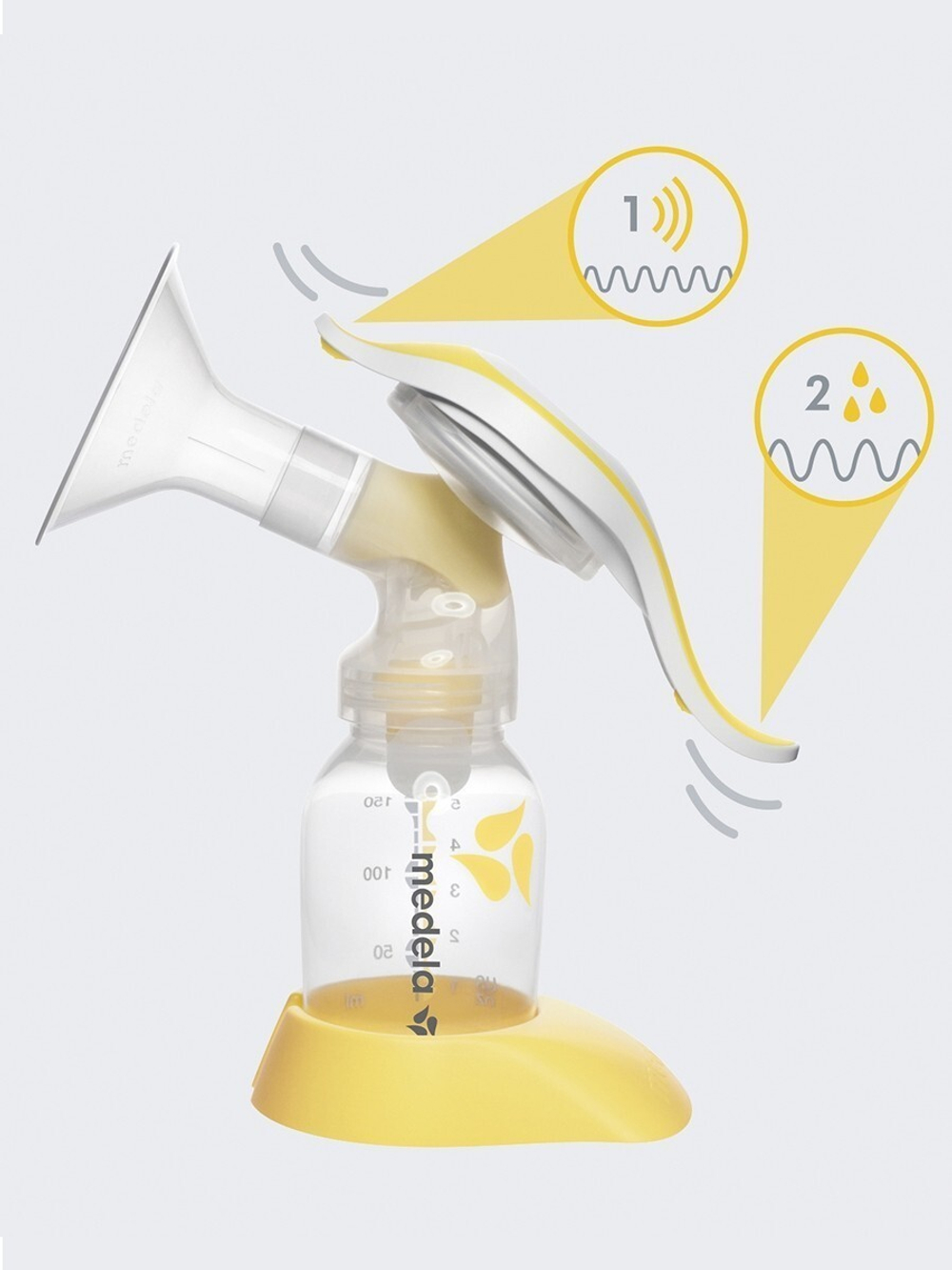Молокоотсос ручной двухфазный Medela Harmony