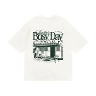 Футболка HAIDED BUSY DAY HW, экрю