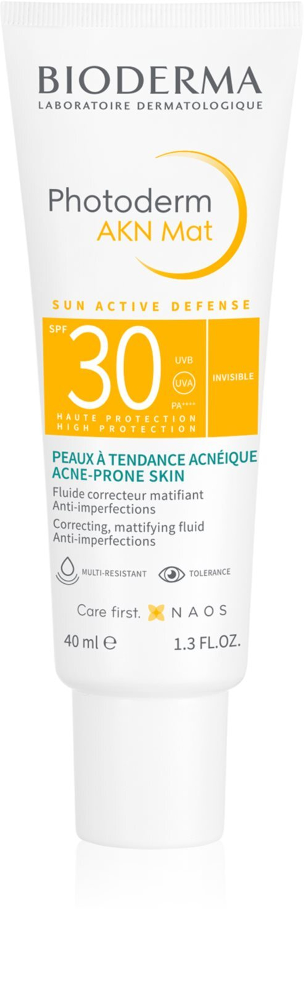 Bioderma Photoderm AKN Mat - увлажняющий и защитный флюид SPF 30 /   40  ml  / GTIN 3701129803691