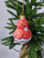 Игрушка стеклянная Дед мороз