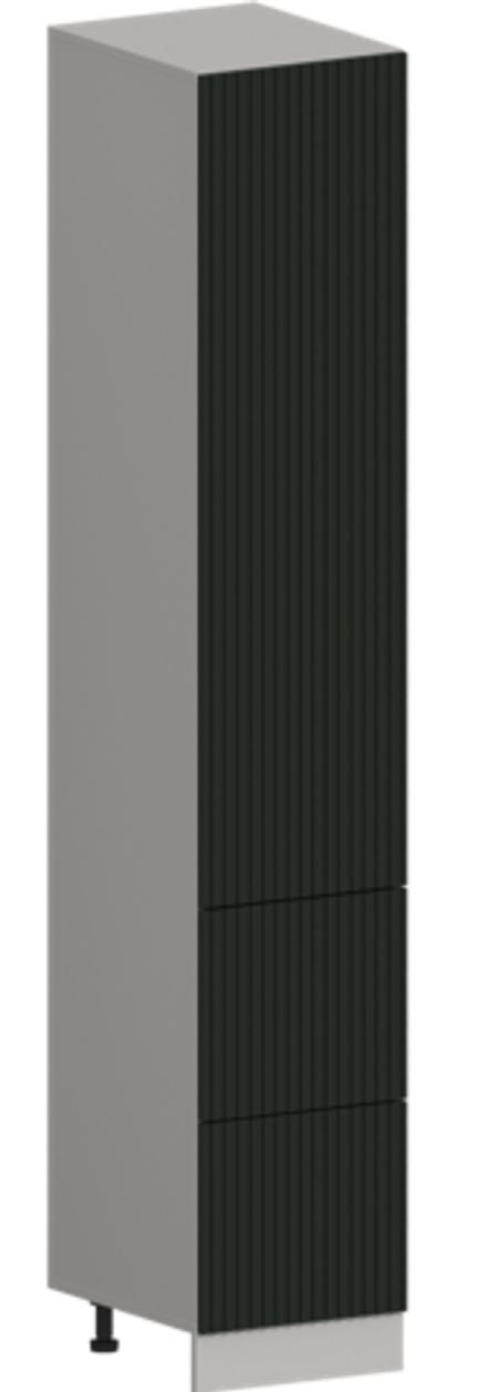 Кухня Модуль ШП2Я 400 Ликата / Насыщенно-зеленый