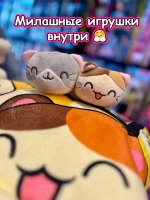 Мягкая игрушка подушка Pudding Пудинг 8 котиков пушин