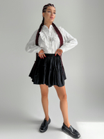 Юбка-шорты Yixuan 235 короткая однотонная на резинке