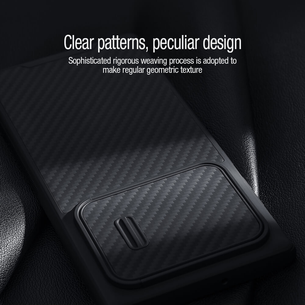 Чехол Nillkin Synthetic fiber S Case с защитой камеры для Samsung Galaxy S22 Ultra