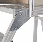 Вышка - стремянка разборная на колесах (300кг+150кг) MEGAL ВС3-4.0