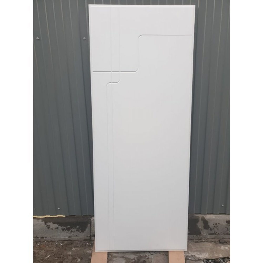 Входная металлическая белая дверь RеX (РЕКС) 13 Силк сноу / ФЛ-246 Силк сноу
