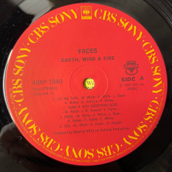 Винтажная виниловая пластинка LP Earth, Wind and Fire Faces (Japan 1980) (No Obi) Sparkle