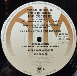 Винтажная виниловая пластинка LP Joe Cocker Mad Dogs and Englishmen (Japan 1976) (No Obi) Superstar