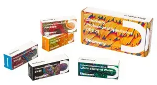 Набор микропрепаратов Levenhuk Discovery Prof DPS 25. «Биология, Птицы и др.»