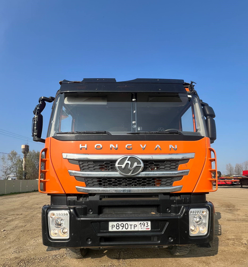 КАРВИНГ 3370* на шасси HONGYAN CQ3346 6x4 Бортовой с КМУ 3370AE (Дизельный, 8,7 л, 388 л.с., МТ)