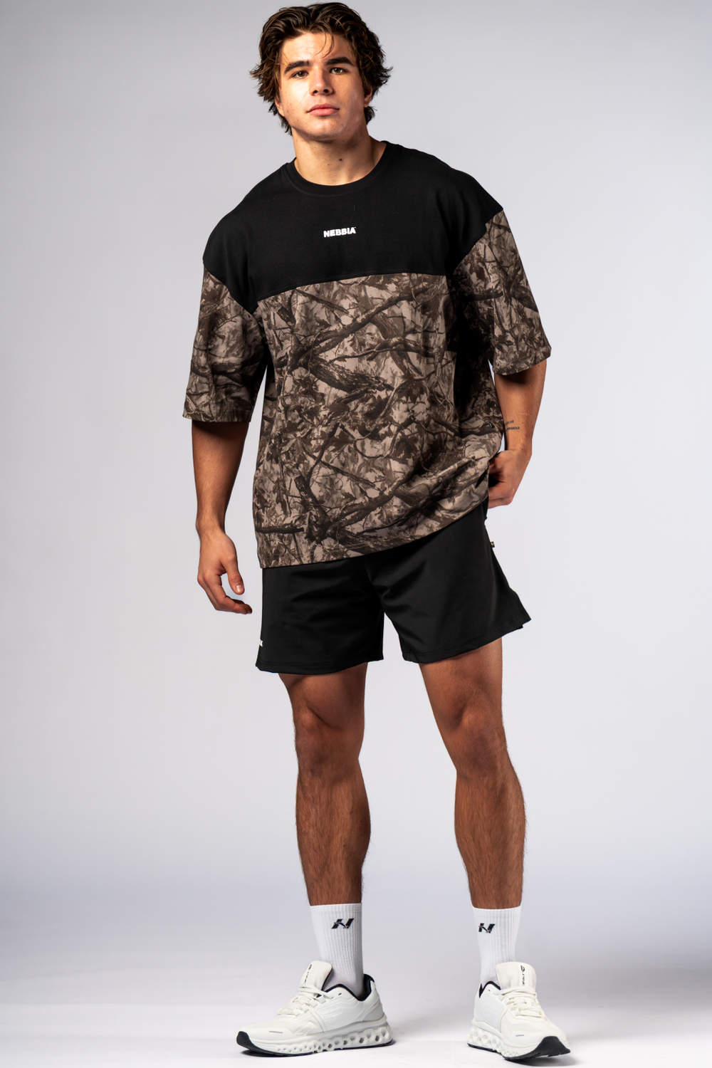Футболка Oversized Tee POWER 898 LIGHT BROWN CAMO