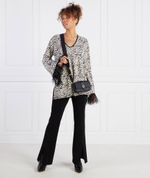 Кожаная сумка-мессенджер Michael Kors - черный(32S3GGRC1L)