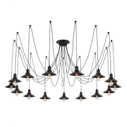 Citilux Эдисон CL451152 Люстра паук Венге