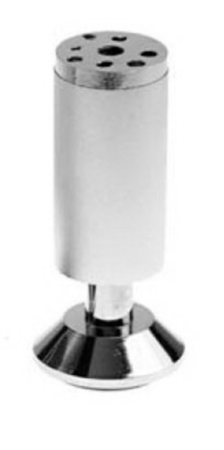 Опора мебельная 19166.402, d-38мм, h-99-106 мм, алюмин. (5964)