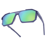 HILX Juggernaut / Matt Solid Blue / Green Polarized Lens