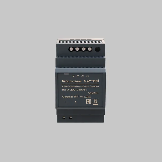 Источник напряжения PSL016 48В 60Вт IP 20 831004 Led Strip 831004
