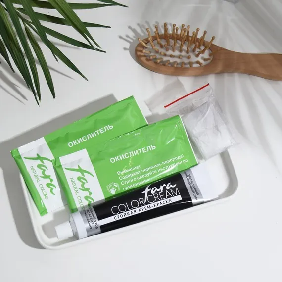 Краска для волос Fara Natural Colors, тон 353, белое золото, 160 г