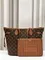Сумка Louis Vuitton Neverfull Inside Out MM двухсторонняя, коричневая