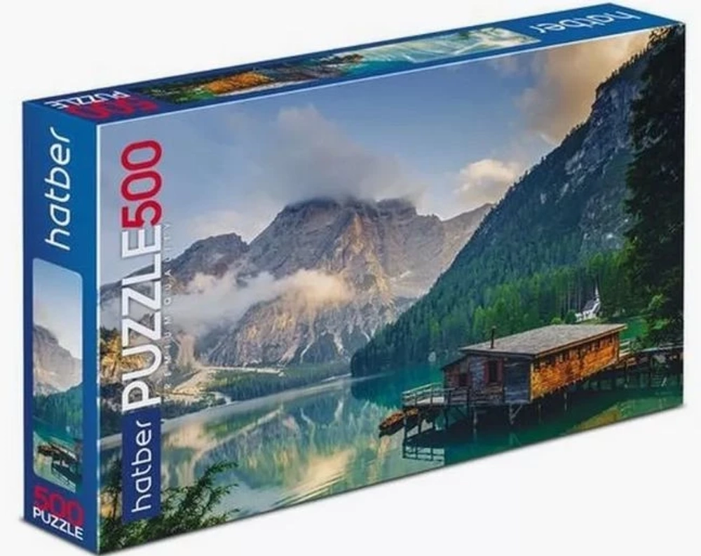 Пазл Hatber "Горный пейзаж" , 500 деталей , 500П32_21076, картонная основа, от 12 лет
