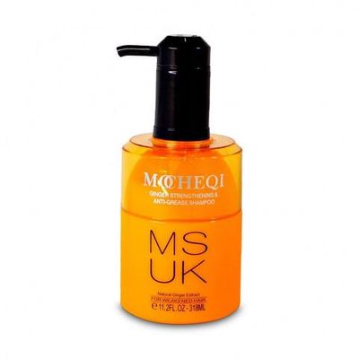 MOCHEQI MUSK Ginger Strengthening & Anti Grease Shampoo (оранжевый), 318 ml