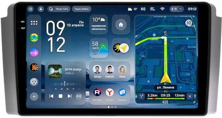 Магнитола для SsangYong Rexton 1 Y200 2002-2007 - Teyes CC4-PRO монитор 9.5" 2K QLED на Android 13, Snapdragon 778G, AI, CarPlay, DSP, 4G SIM-слот