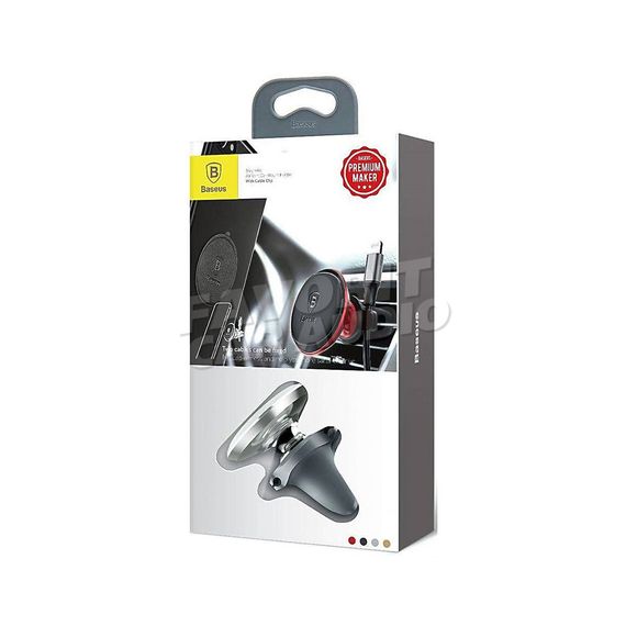 Держатель Baseus, SUGX-A0S воздуховод магнит серебряный